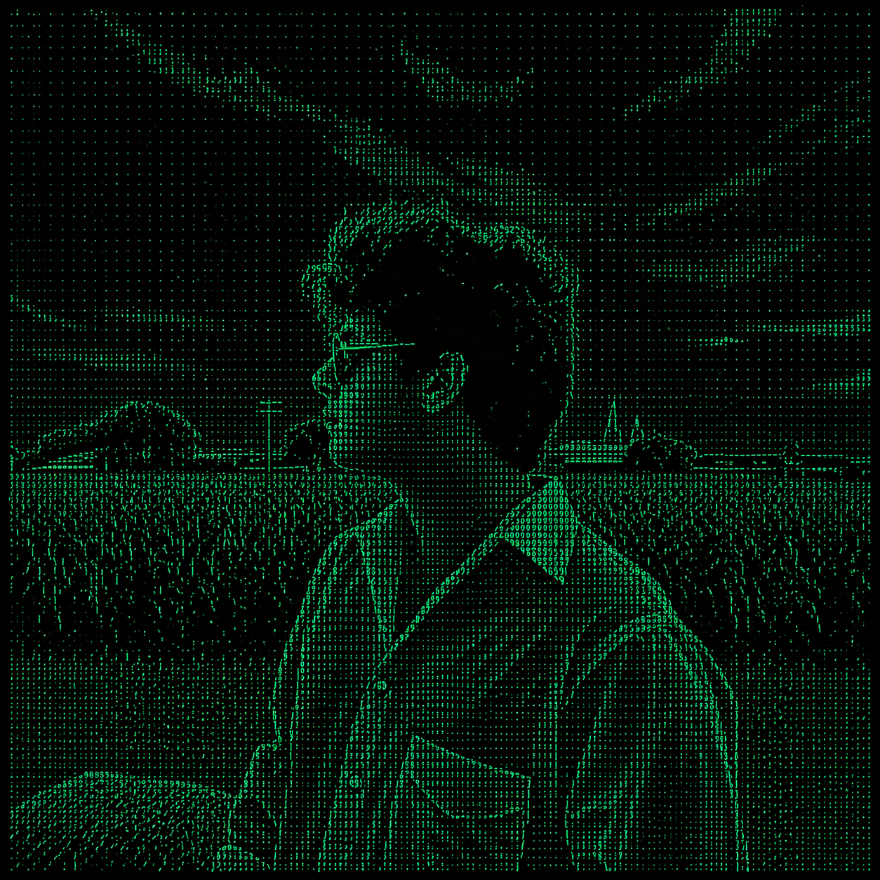 ASCII portrait of Fernando Valerio del Valle